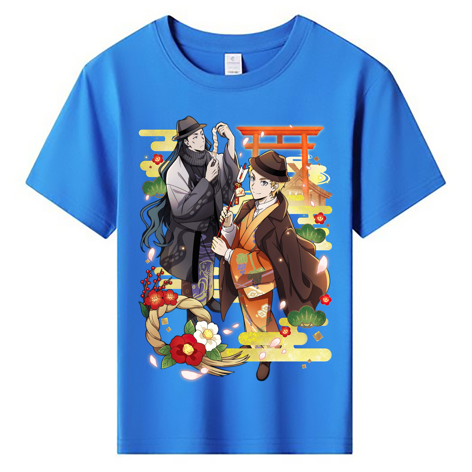 （画像用） 文豪ストレイドッグス Bungo Stray Dogs 綿100％キッズTシャツ（フロントプリント）